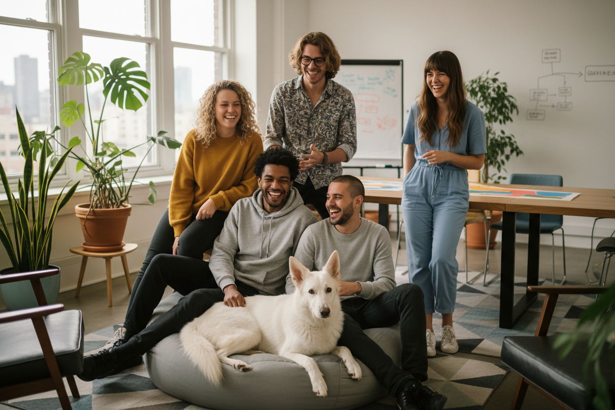 es soll etwas ntürlicher Aussehen und auch männer sollen dabei sein und nicht alle frauen sollen gleich ausssehen